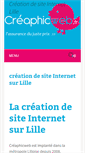 Mobile Screenshot of creaphicweb.fr