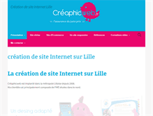 Tablet Screenshot of creaphicweb.fr